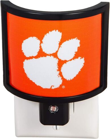 Team Sports America NCAA Clemson University Glowing Auto Sensor Night Light - 4" Long x 4" Wide x 2" High in Saudi Arabia