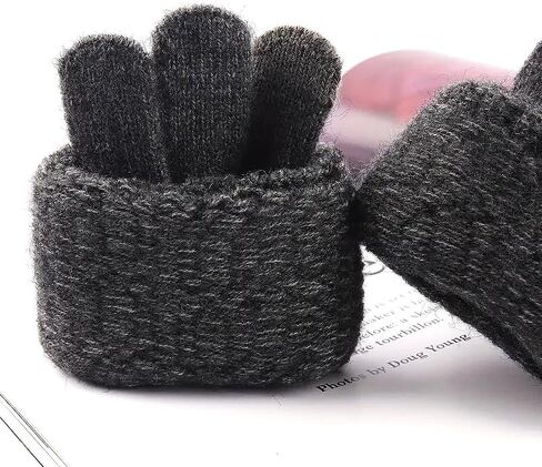 1Pair Unisex Alpaca Winte Gloves - Warm, Touchscreen Compatible,Cruise-Travel-Essentials,Christmas Gifts, Camping Essentials in Saudi Arabia