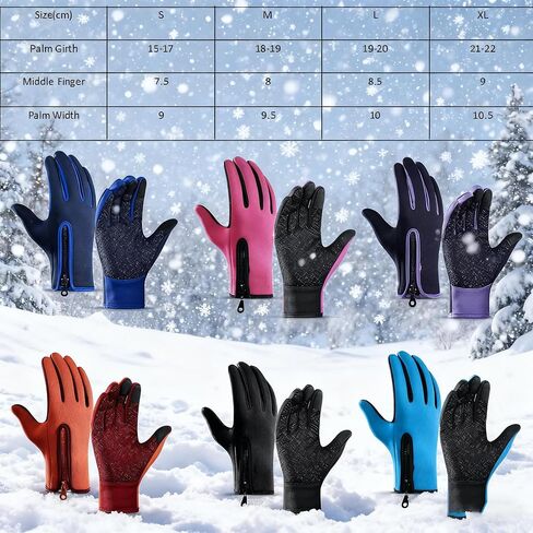 Winter Windproof Warm Waterproof Fleece Gloves, Ultimate Waterproof & Windproof Thermal Non-Slip Glove in Saudi Arabia