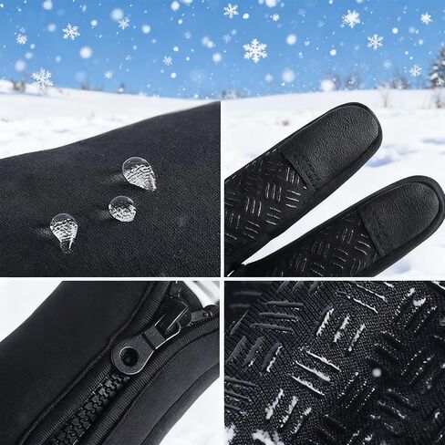 Winter Windproof Warm Waterproof Fleece Gloves, Ultimate Waterproof & Windproof Thermal Non-Slip Glove in Saudi Arabia