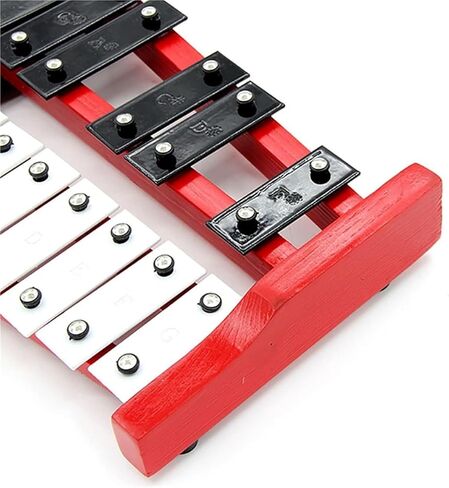 Glockenspiel, 25 Tone Aluminum Plate Xylophone, Percussion Instrument With Drumsticks in Saudi Arabia