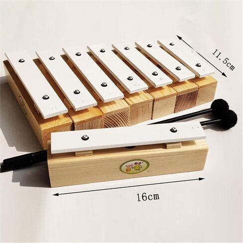 Glockenspiel, 8-tone Aluminum Plate Xylophone, Percussion Instrument With Drumsticks in Saudi Arabia