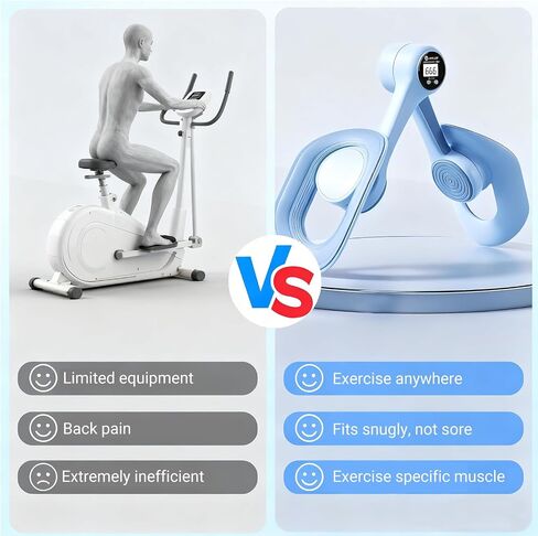 Thigh Master for Women, Resistance Pelvic Floor Exercise Devices with Soft Pads, Adjustable Inner Thigh Exerciser Trainer for Home Indoor, Kegel Exercise in Saudi Arabia
