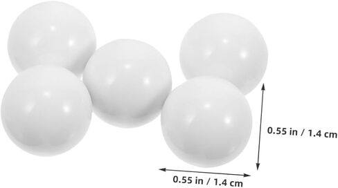 UPKOCH 10pcs Roulette Wheel Balls White Acrylic Beads for Turntables Roulette Game Table Supplies for Parties and Group Entertainment in Saudi Arabia