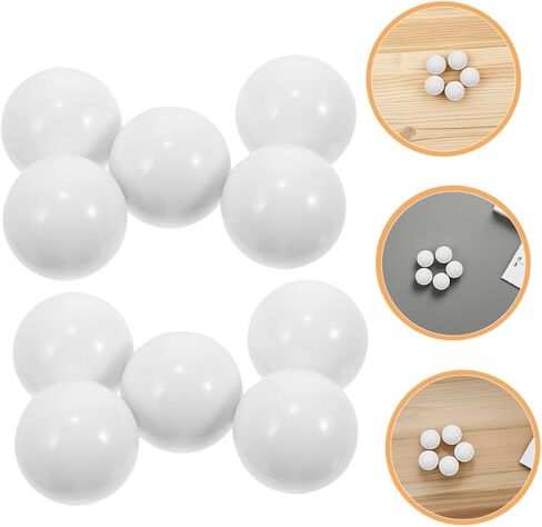 UPKOCH 10pcs Roulette Wheel Balls White Acrylic Beads for Turntables Roulette Game Table Supplies for Parties and Group Entertainment in Saudi Arabia