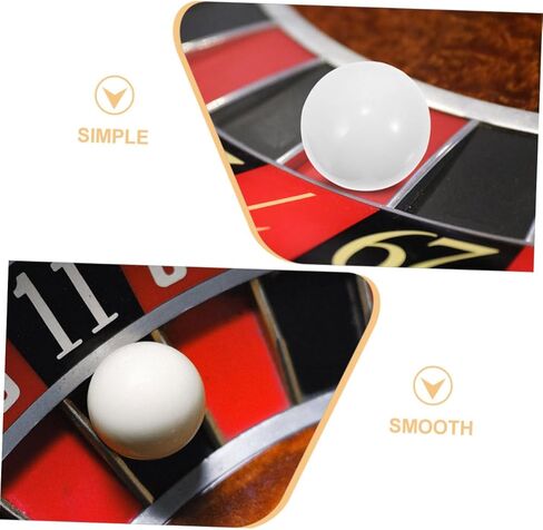 Vaguelly Roulette Wheel Beads Precision Balls for Table Game Enhance Excitement Engagement Easy to Install in Kuwait