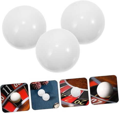 Vaguelly Roulette Wheel Beads Precision Balls for Table Game Enhance Excitement Engagement Easy to Install in Kuwait