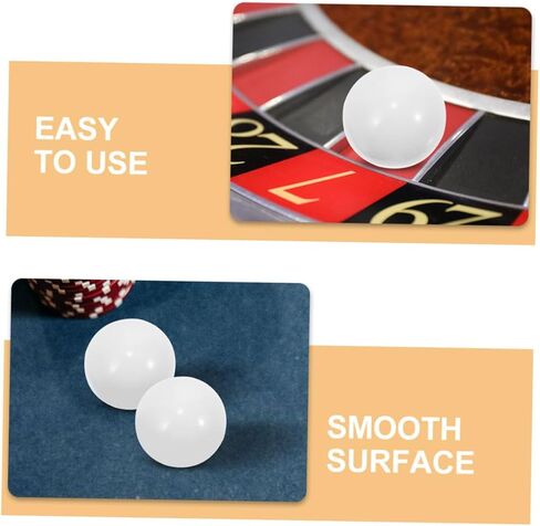 Vaguelly Roulette Wheel Beads Precision Balls for Table Game Enhance Excitement Engagement Easy to Install in Kuwait