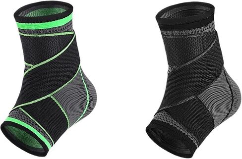 1 PC Sports Ankle Brace Compression Strap Sleeves Support Weave(6,M) in Saudi Arabia