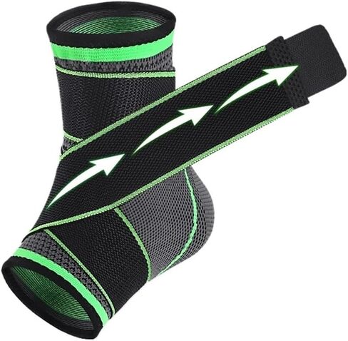 1 PC Sports Ankle Brace Compression Strap Sleeves Support Weave(6,M) in Saudi Arabia