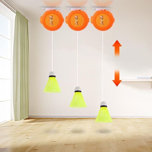 Self Study Badminton Trainer Single-Player Practice Robot Shuttlecock Rebound Professional Stretch Badminton Training Tool in Saudi Arabia