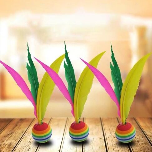 6pcs Led Birdies Badminton Toy Set Nylon Glow in The Dark Light Up Birdie Balls for Boys and Girls for Outdoor Indoor Sports in Kuwait