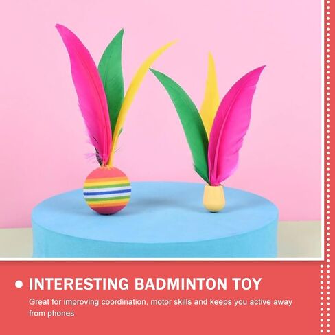 6pcs Led Birdies Badminton Toy Set Nylon Glow in The Dark Light Up Birdie Balls for Boys and Girls for Outdoor Indoor Sports in Kuwait