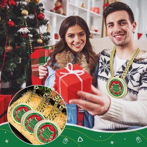Ugly Sweater Awards 6 x 5.2 Inches Christmas Ugly Sweater Trophy Christmas Contest Award Medals for Women Men Family Xmas Party Decoration Prize Gift in Saudi Arabia