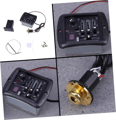 Band Eq Guitar Preamp System with Volume Control Acoustic Electric Guitar Pickup Equalizer for Enhanced Tone and Versatile Performance in Saudi Arabia