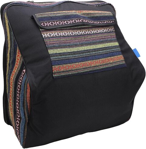 Accordion Backpack, Cotton Fabric, Water Proof, 48-120 Bass, with Adjustable Shoulder Straps, Front Zip Pocket for Accessories, for Travel Performance in Saudi Arabia