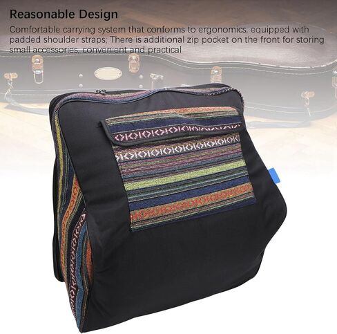 Accordion Backpack, Cotton Fabric, Water Proof, 48-120 Bass, with Adjustable Shoulder Straps, Front Zip Pocket for Accessories, for Travel Performance in Saudi Arabia