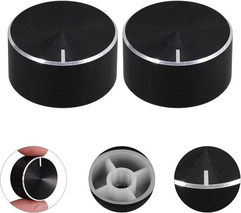 4pcs Volume Control Knobs Shaft Potentiometer Caps Aluminum Alloy Audio Knobs for Amplifier Replacement Precise Volume for in Saudi Arabia