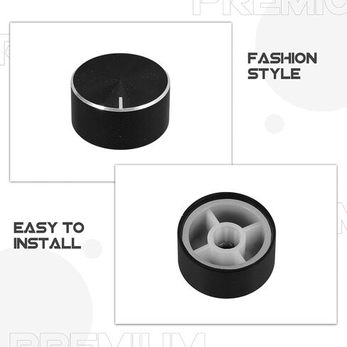 4pcs Volume Control Knobs Shaft Potentiometer Caps Aluminum Alloy Audio Knobs for Amplifier Replacement Precise Volume for in Saudi Arabia