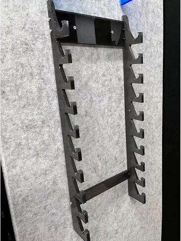 Large Capacity Drumstick Holder Display Stand 2 Pcs, Wall Mount Concert Collectibles Drum Stick Holders, DrumStick Display Frame for Lightsabers/Violin Bows, Black-Set of 2 in Kuwait