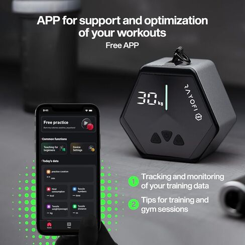 صالة الألعاب الرياضية المحمولة بكابل GO-Tone، حزام مقاومة قابل للتعديل 7-66 رطل، اتصال التطبيق والبلوتوث، معدات لياقة بدنية متعددة الوظائف، مناسبة للمنزل والسفر in Saudi Arabia