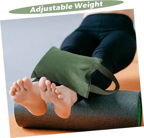 OUNONA 2Kg Weighted Sandbag with Handle for Yoga and Fitness Fillable Exercise Bag for Strength Training Dance and Muscle Balance Improvement in Saudi Arabia