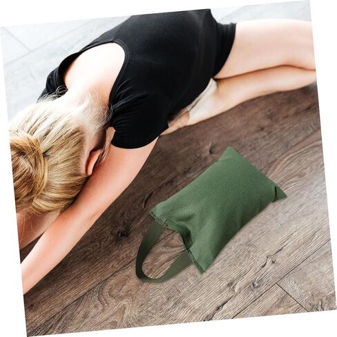 OUNONA 2Kg Weighted Sandbag with Handle for Yoga and Fitness Fillable Exercise Bag for Strength Training Dance and Muscle Balance Improvement in Saudi Arabia