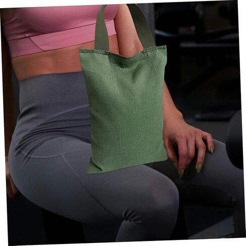 OUNONA 2Kg Weighted Sandbag with Handle for Yoga and Fitness Fillable Exercise Bag for Strength Training Dance and Muscle Balance Improvement in Saudi Arabia