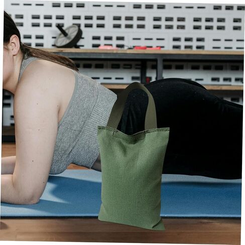 OUNONA 2Kg Weighted Sandbag with Handle for Yoga and Fitness Fillable Exercise Bag for Strength Training Dance and Muscle Balance Improvement in Saudi Arabia