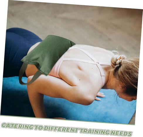 OUNONA 2Kg Weighted Sandbag with Handle for Yoga and Fitness Fillable Exercise Bag for Strength Training Dance and Muscle Balance Improvement in Saudi Arabia
