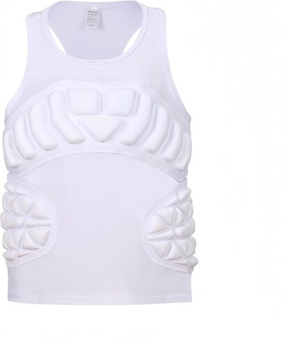 Topeter Kids Chest Protector Vest with Rib Guards for Boys & Girls, Youth Padded Compression Shirt for Football, Baseball in Saudi Arabia