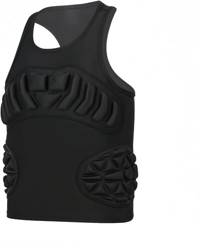 Topeter Kids Chest Protector Vest with Rib Guards for Boys & Girls, Youth Padded Compression Shirt for Football, Baseball in Saudi Arabia