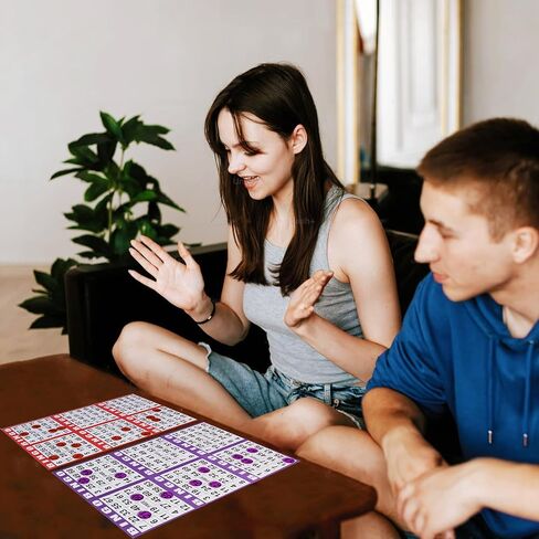 SEETOOOGAMES Bingo Paper Cards Bulk- 6 card-100 Books of 5 Sheets for Large Groups in Saudi Arabia