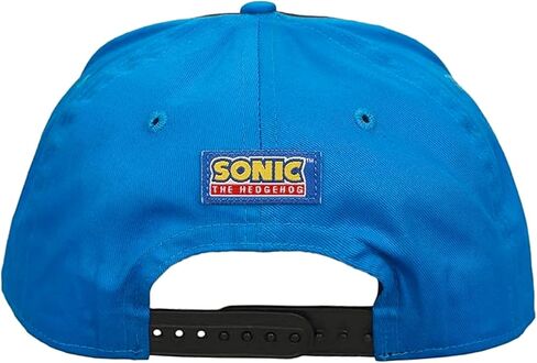 قبعة Bioworld Sonic The Hedgehog Youth ذات مربعات مسطحة قابلة للتعديل باللون الأزرق in Saudi Arabia
