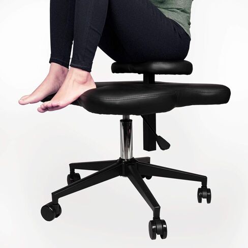 Topay Cross-Legged kneeing Chair for Yoga Lovers, Fitness Fanatics and Those with Back or Leg Pains (Orange) in Saudi Arabia