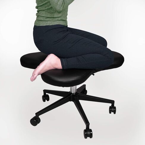 Topay Cross-Legged kneeing Chair for Yoga Lovers, Fitness Fanatics and Those with Back or Leg Pains (Orange) in Saudi Arabia