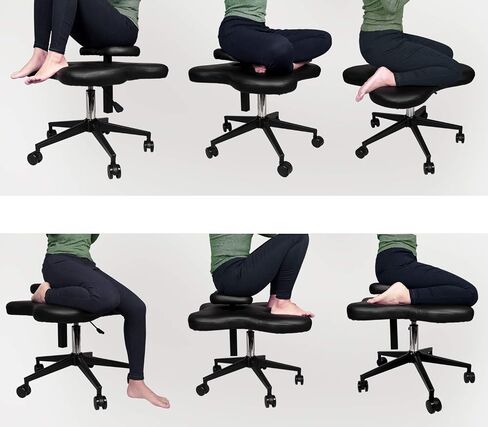 Topay Cross-Legged kneeing Chair for Yoga Lovers, Fitness Fanatics and Those with Back or Leg Pains (Orange) in Saudi Arabia