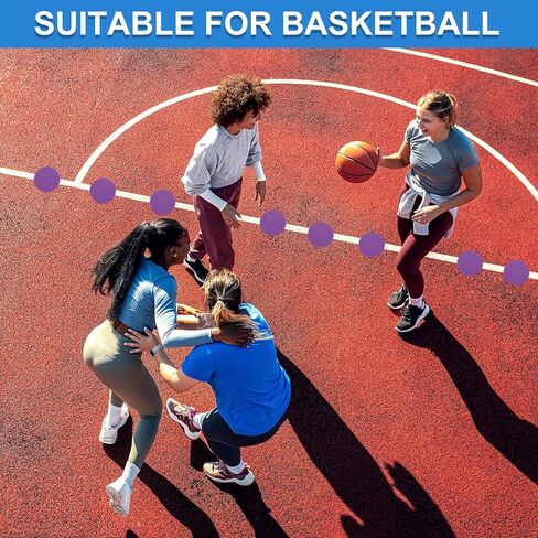PATIKIL Spot Markers 4 Inch, 12 Pcs Non-Slip Floor Dots Agility Markers Flat Field Cones Poly Dots for Gym PE Speed Training Dance Soccer Basketball Sports, Yellow/Green/Orange in Saudi Arabia