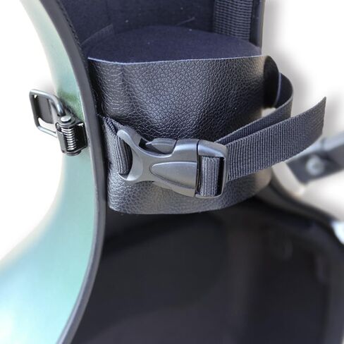 Cello Case 4/4 Carbon Fiber Ultra Lightweight Durable Hard Shell Professional Case with Wheels&Built-in Handles,Travel (dark green) in Saudi Arabia
