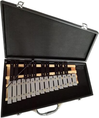 Glockenspiel, 25 Note Aluminum Xylophone, Percussion Instrument With Drumsticks in Saudi Arabia
