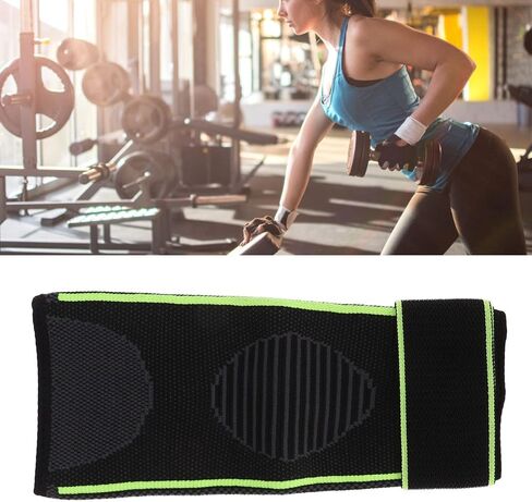 Breathable Nylon Knee Brace with Compression and Strap for Injury Prevention in and Cycling (S) in Saudi Arabia