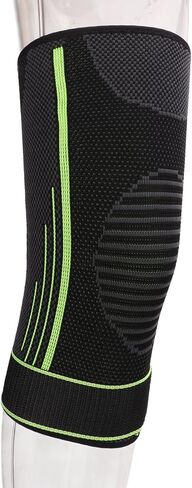 Breathable Nylon Knee Brace with Compression and Strap for Injury Prevention in and Cycling (S) in Saudi Arabia