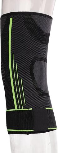 Breathable Nylon Knee Brace with Compression and Strap for Injury Prevention in and Cycling (S) in Saudi Arabia
