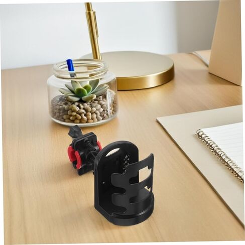 SUPVOX Adjustable Microphone Stand Drink Holder with Rotation Cup and Water Bottle Holder Clamp for Live Streaming Music Practice and Cycling Use in Kuwait