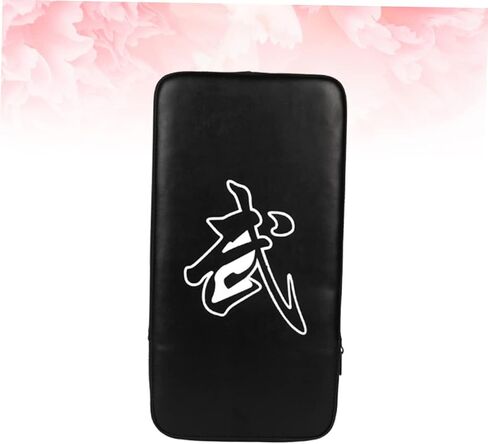 SUPVOX Durable PU Leather Taekwondo Kick Pad for Training Martial Arts Sparring Target Protective Shield for Beginners Kickboxing and Karate Practice Equipment Black in Saudi Arabia