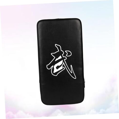 SUPVOX Durable PU Leather Taekwondo Kick Pad for Training Martial Arts Sparring Target Protective Shield for Beginners Kickboxing and Karate Practice Equipment Black in Saudi Arabia