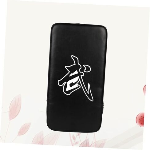 SUPVOX Durable PU Leather Taekwondo Kick Pad for Training Martial Arts Sparring Target Protective Shield for Beginners Kickboxing and Karate Practice Equipment Black in Saudi Arabia