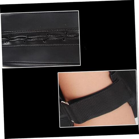 SUPVOX Durable PU Leather Taekwondo Kick Pad for Training Martial Arts Sparring Target Protective Shield for Beginners Kickboxing and Karate Practice Equipment Black in Saudi Arabia