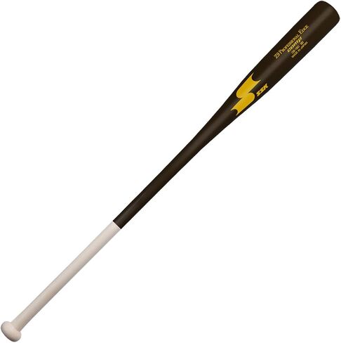SSK Z9 Professional Edge Comp Coaches Wood Fungo Bat 33" 35" 37" - Baseball & Softball – 22+ Colors - 60 Day Warranty (37", Natural/Brown/Yellow) in Saudi Arabia