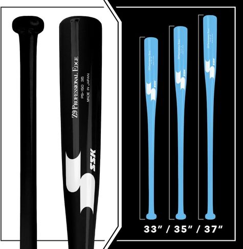 SSK Z9 Professional Edge Coaches Wood Fungo Bat 33 بوصة 35 بوصة 37 بوصة - البيسبول والكرة اللينة - ضمان 60 يومًا (أحمر/أحمر/أبيض، 33 بوصة) in Saudi Arabia